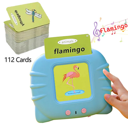 Early Education Flash Card Talking Flashcards for Kids Preschool Electronic Early Education Machine Gift Toddlers Montessori Toy