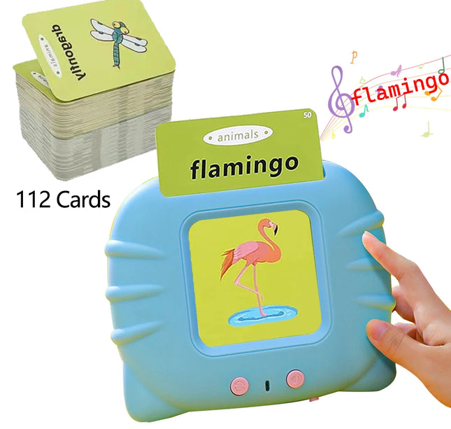 Early Education Flash Card Talking Flashcards for Kids Preschool Electronic Early Education Machine Gift Toddlers Montessori Toy