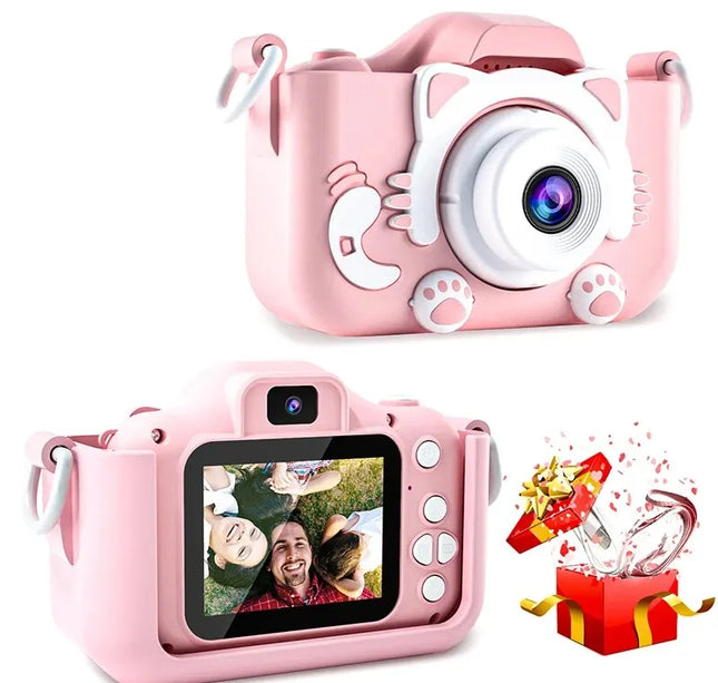 Children Camera 1080P HD Toddler Digital Video Camera 2.0-inch Kids Camera with Silicone Cases Toys for Christmas Birthday Gifts
