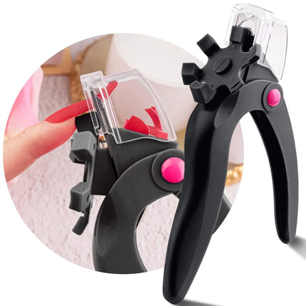 Acrylic Nail Clipper Adjustable Stainless Steel Cutter Trimmer for Nail Art Beauty Salon Tool Manicure Project