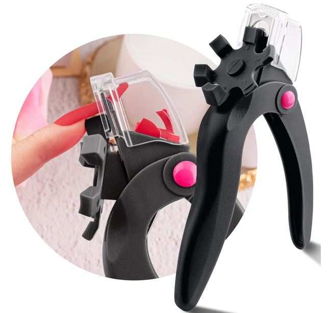 Acrylic Nail Clipper Adjustable Stainless Steel Cutter Trimmer for Nail Art Beauty Salon Tool Manicure Project