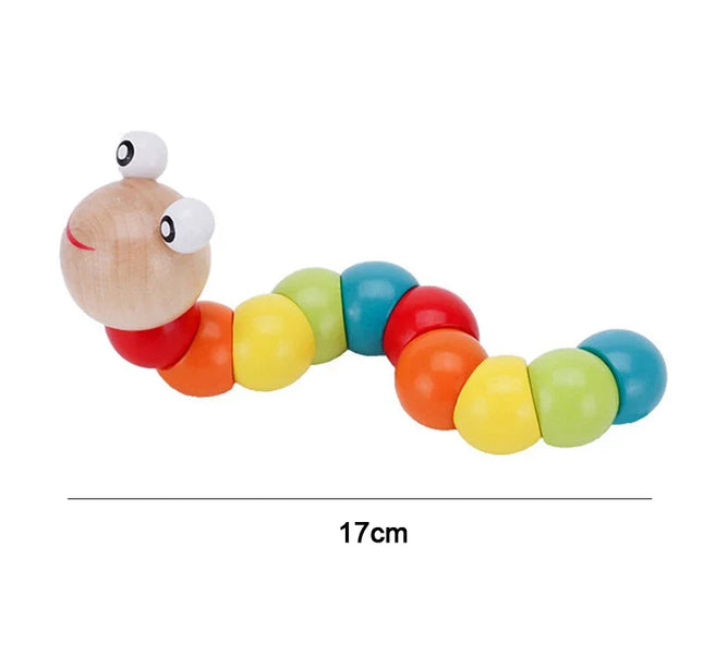Baby Educational Toy Montessori Wooden 3D Toys Childhood Learning  Kids Baby Colorful Wooden Blocks For Children Christmas Gift
