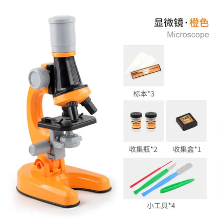 Children’s Microscope Toy – Educational Science Experiment Tool to Boost Learning & Intelligence