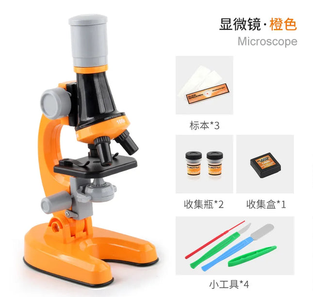 Children’s Microscope Toy – Educational Science Experiment Tool to Boost Learning & Intelligence