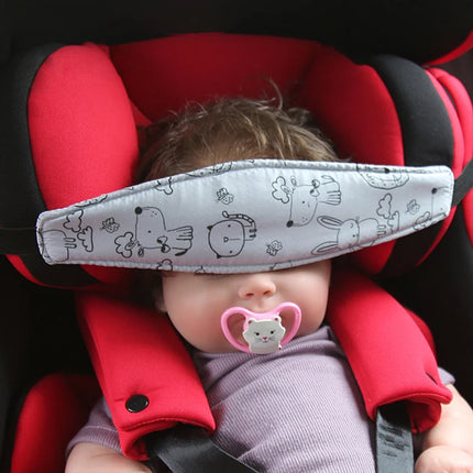 Adjustable Baby Head Support Belt – Car Seat & Stroller Sleep Positioner for Boys & Girls