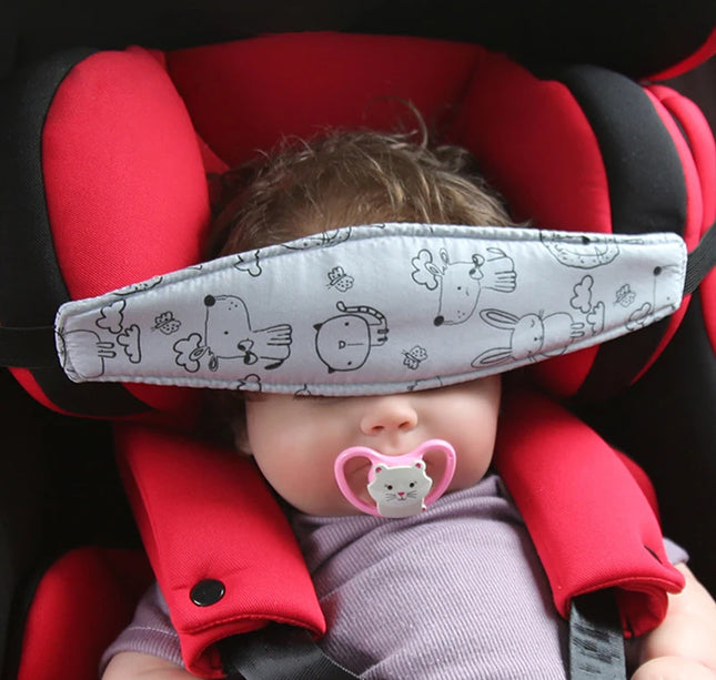 Adjustable Baby Head Support Belt – Car Seat & Stroller Sleep Positioner for Boys & Girls
