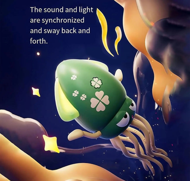 Electric Dancing Octopus Toy – Luminous Musical Fidget Toy for Kids, Babies, Pets & Stress Relief