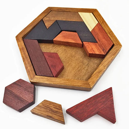 DIY Wooden Tangram – Learning & Thinking Puzzle for Children