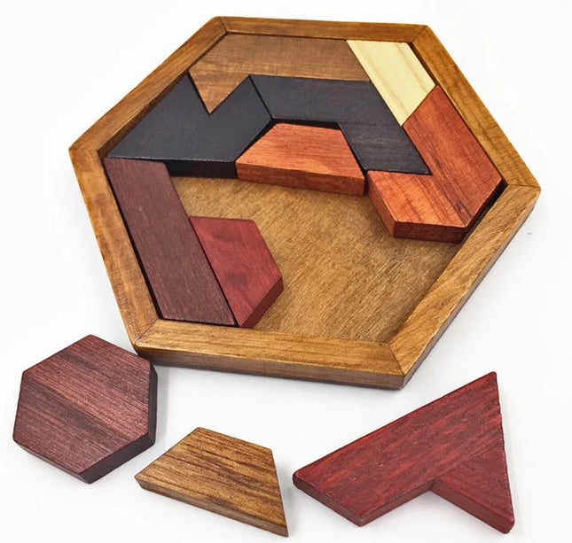 DIY Wooden Tangram – Learning & Thinking Puzzle for Children