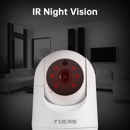 Fuers 5MP Tuya Smart WiFi Camera – Indoor IP Cam with AI & Baby Monitor