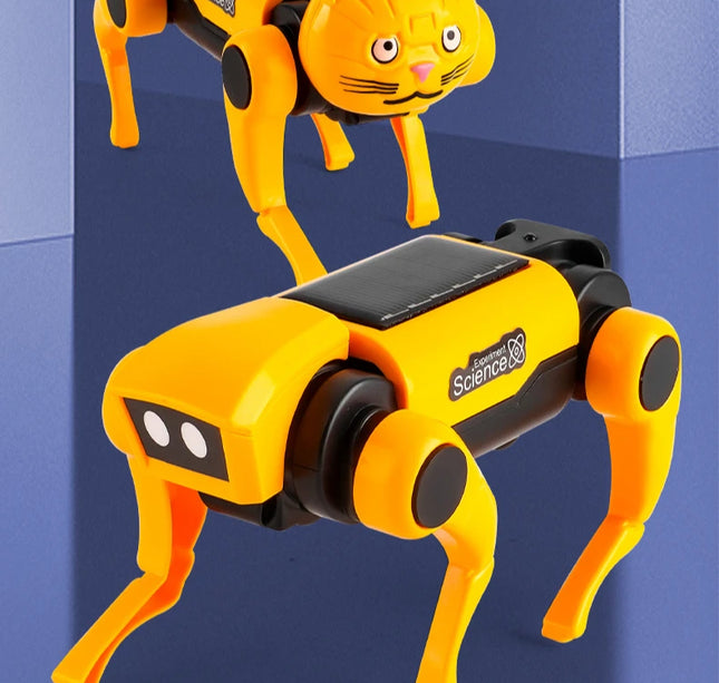 Solar Powered Robot Dog Kit – DIY STEM Science Experiment Toy for Kids Educational Christmas Gift