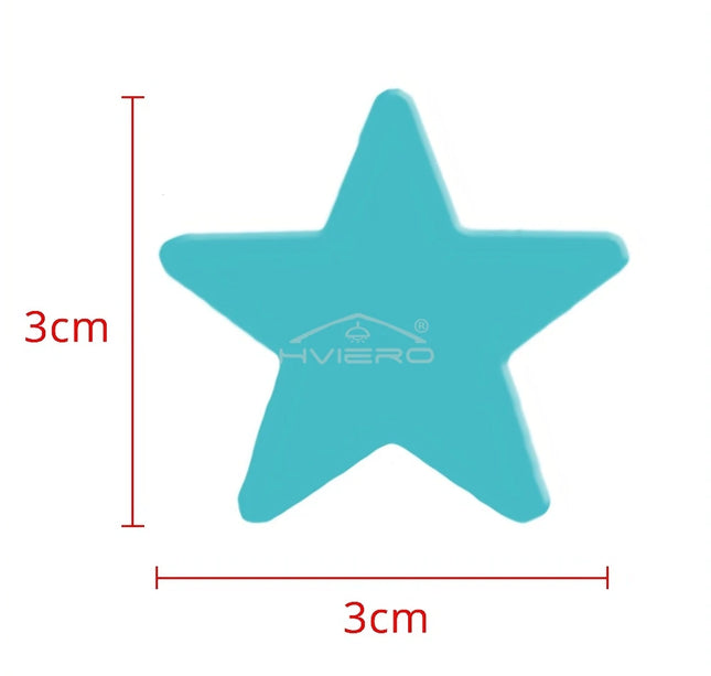 Luminous Star Wall Stickers – 50/100pcs 3cm Glow Decor for Kids & Parties