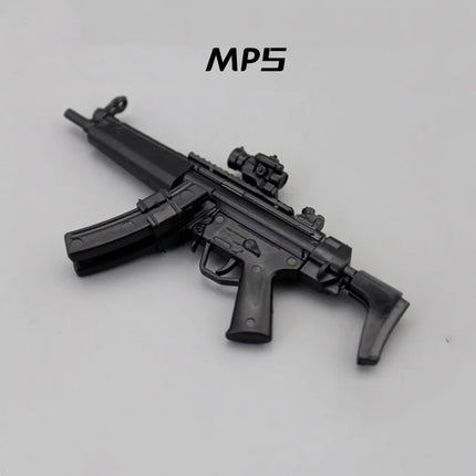 1/6 Scale Soldier Weapon Model Set – MP40, HK416, AK47 Puzzle Assembly Military Educational Toys