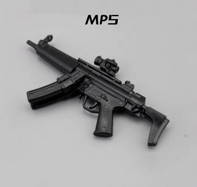 1/6 Scale Soldier Weapon Model Set – MP40, HK416, AK47 Puzzle Assembly Military Educational Toys