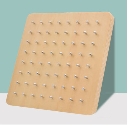 Montessori Geometry Math Teaching Aids For Children Shape Pegboard Puzzle Game Early Childhood Educational Wooden Toys Gifts