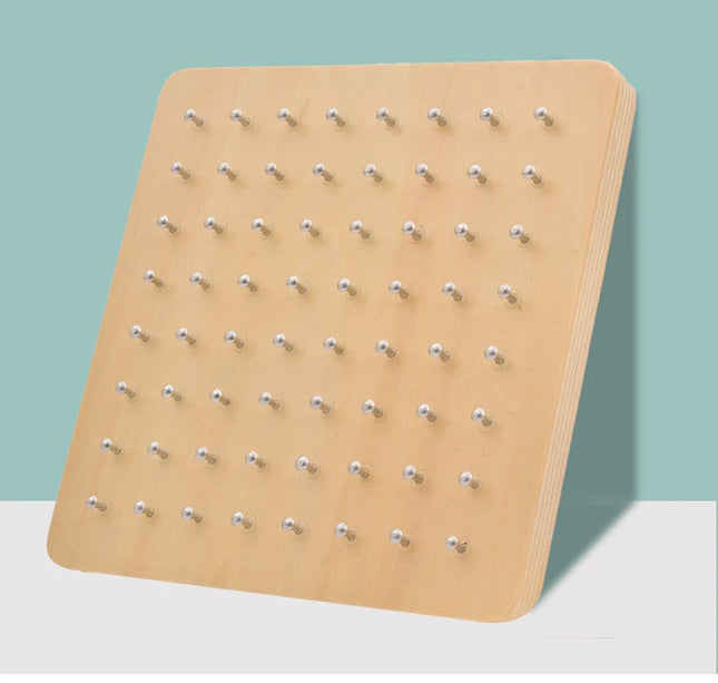 Montessori Geometry Math Teaching Aids For Children Shape Pegboard Puzzle Game Early Childhood Educational Wooden Toys Gifts