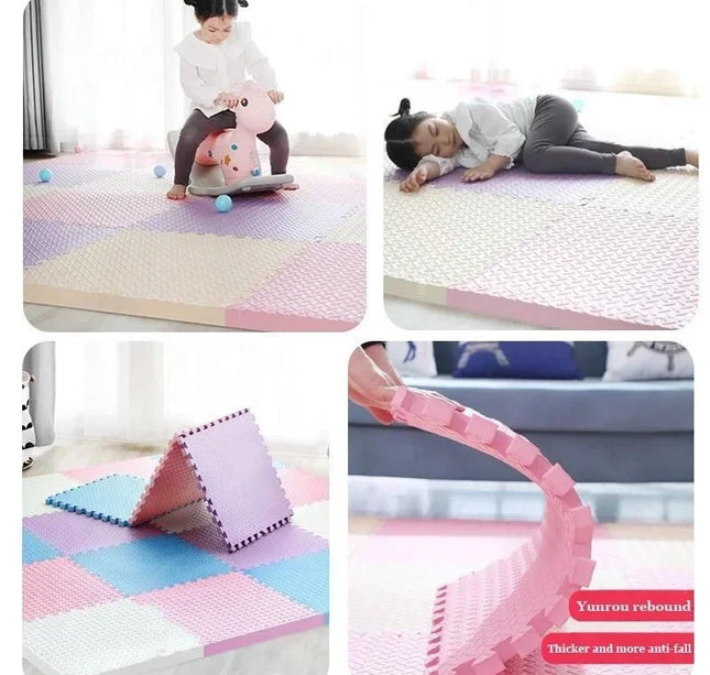 EVA Foam Baby Play Mat – 8–16pcs Puzzle Floor Carpet for Kids 30x1cm