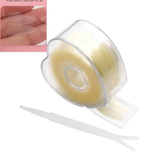 600pcs Double Fold Eyelid Tape – Invisible Self-Adhesive Lace Stickers for Eyelid Lift & Under Eye Beauty Tool