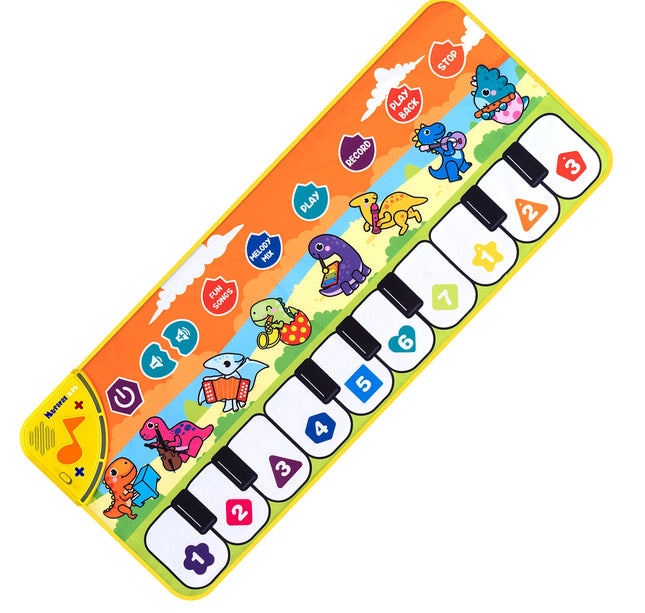 Coolplay Musical Piano Mat – Floor Keyboard with 8 Animal Sounds for Toddlers & Baby Educational Play