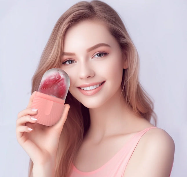 Ice Face Roller Ice Cube Beauty Massage Silicone Ice Mold For Eye Puffiness Ice Facial Roller Shrink Pores Multifunctional mold
