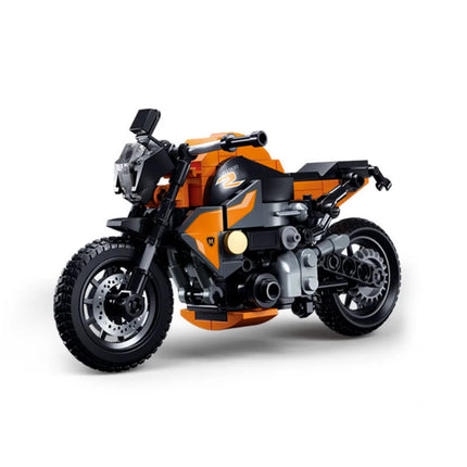 New Motorcycle Building Blocks Stable Base Model Bricks Cool Shape Kit Ornaments Educational Toys For Children