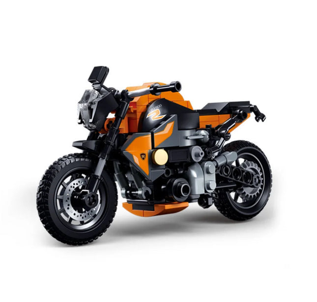 New Motorcycle Building Blocks Stable Base Model Bricks Cool Shape Kit Ornaments Educational Toys For Children