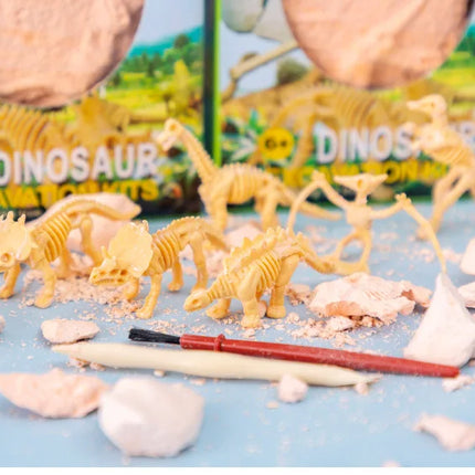 Dinosaur Fossil Excavation Kit – DIY Archaeological Dig & Assembly Model Educational Toy for Kids Birthday & Christmas Gifts