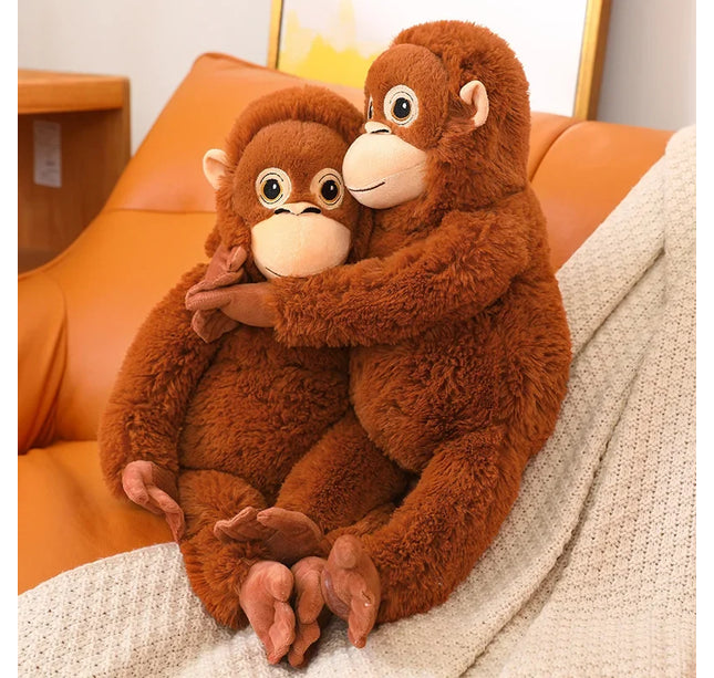 66cm Cartoon Gorilla Plush Toy Chimpanzees Monkey Soft Stuffed Doll Backpack Car Bag Room Decor Kid Gift