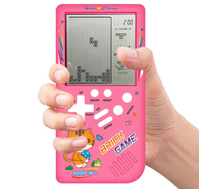 Mini Portable Retro Handheld Console Children Classic Pocket Nostalgic Play BRICK Game Machine Educational Toys Puzzle Game
