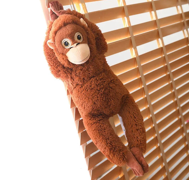 66cm Cartoon Gorilla Plush Toy Chimpanzees Monkey Soft Stuffed Doll Backpack Car Bag Room Decor Kid Gift