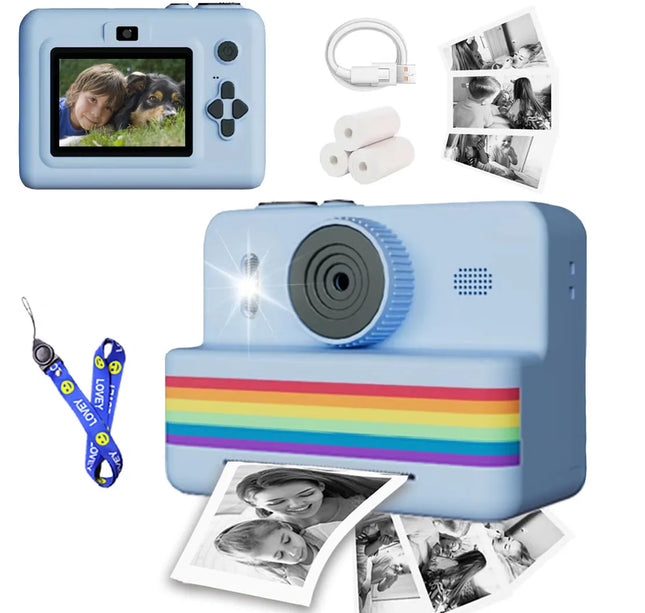Digital Children Camera For Photography Mini Printer Portable Thermal Instant Print Photo Kids Camera 2.8inch HD Video Toy Gifts