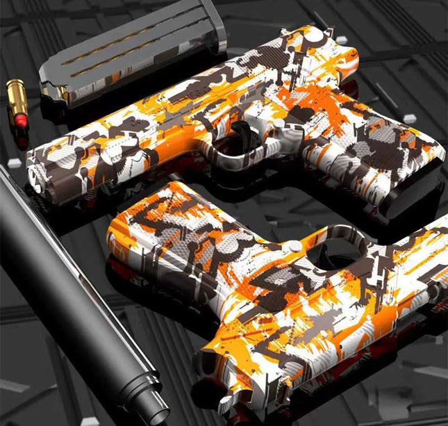 Toy Guns Ball Blaster With Soft Bullets Toys Foam Blaster Shooting Games Education Toy Model For 6,7,8,9,14+ Kids