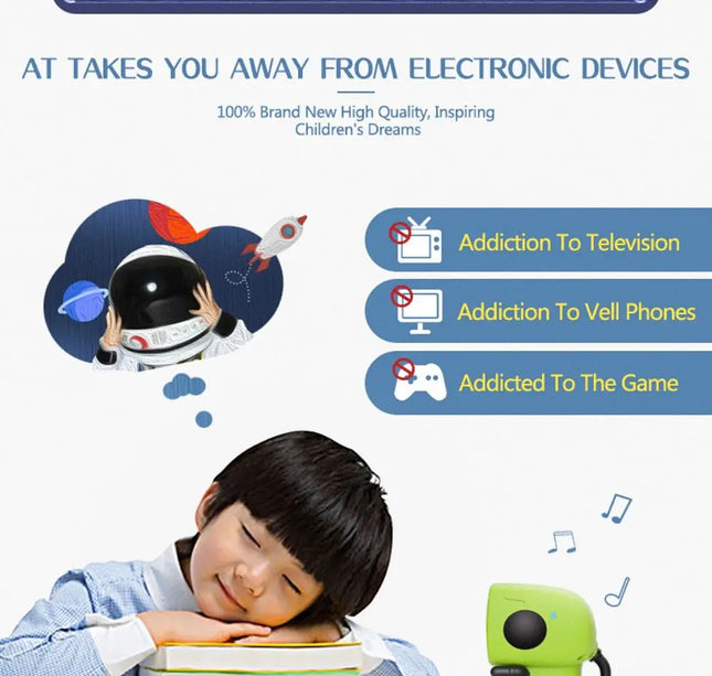Intelligent RC Robot Toy – Interactive Voice & Touch Control with Russian, English & Spanish Versions for Educational Play