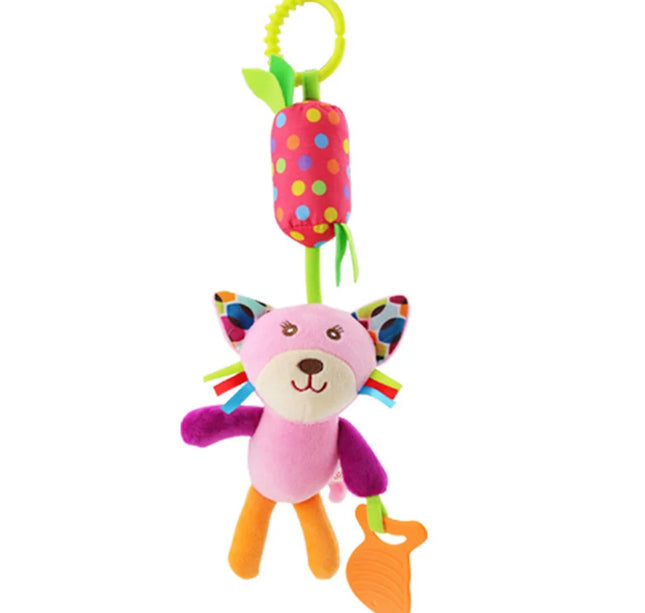 Baby Crib Hanging Rattles Toys Car Seat Toy Soft Mobiles Stroller Crib Cot Spiral Toy Pram Hanging Dolls for Babies Newborn Gift