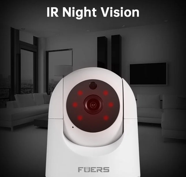 Fuers 5MP IP Camera – Tuya Smart WiFi Indoor Security Cam with Tracking