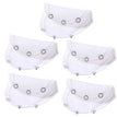 6PCS White