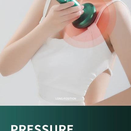 Tricolor Electric Massager GuaSha Anti Cellulite Vacuum Suction Cup Beauty Health Scraping Infrared Heat Slimming Massage Thera