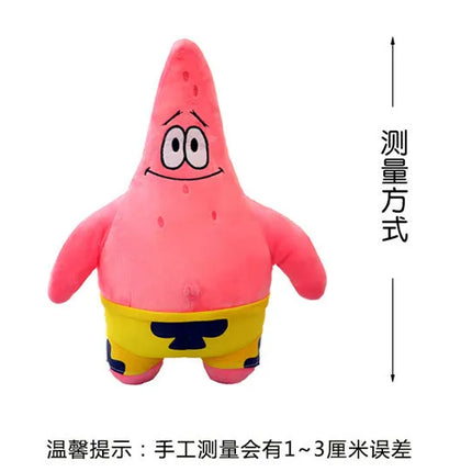 Giant Spongebob & Friends Plush Toys – Patrick, Mr. Krabs, Gary Throw Pillows for Boys’ Birthday & Halloween Decor