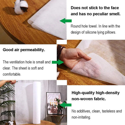 Disposable Foot Pads  Non Woven Fabric Pad  Tattoo Supply  Nail Pedicure Towel  Beauty Salon Foot Towels  Lying Pillow Scarf