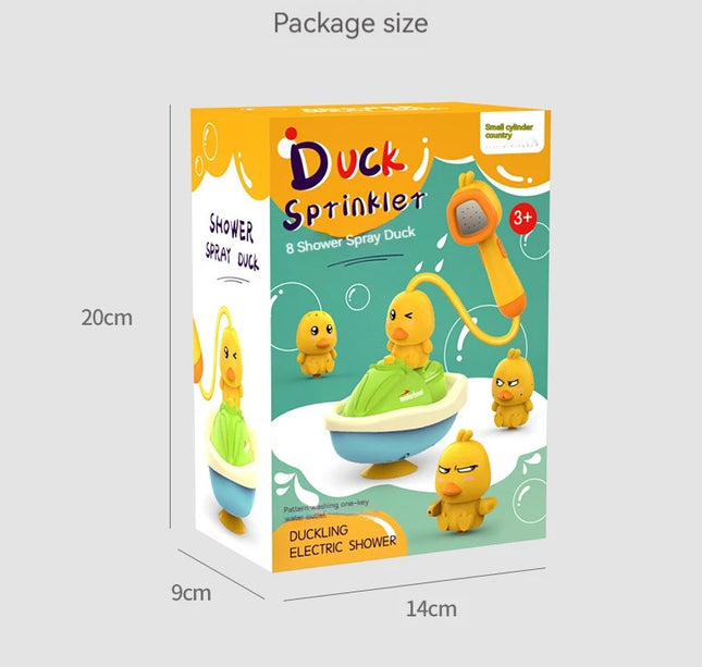 Automatic Water Spray Duck Toy – Sensory Bath Gift for Toddlers & Babies