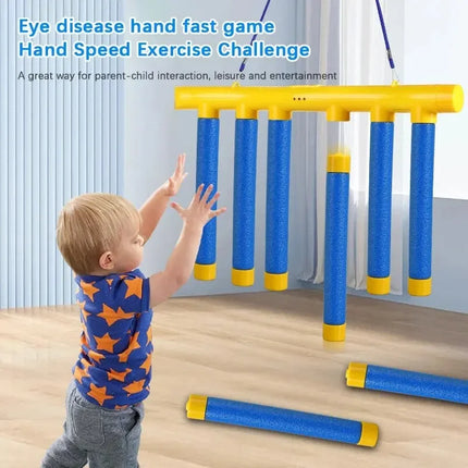 Falling Sticks Challenge Game – Reaction Training Educational Toy for Parent-Child & Family Party Fun