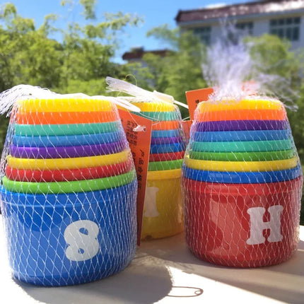 Stacking Cup Game – Educational Speed Puzzle with Numbers, Letters & Shapes for Kids