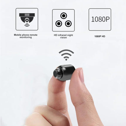 Wireless 1080P Mini Camera – Indoor WiFi Baby Monitor & Security Cam