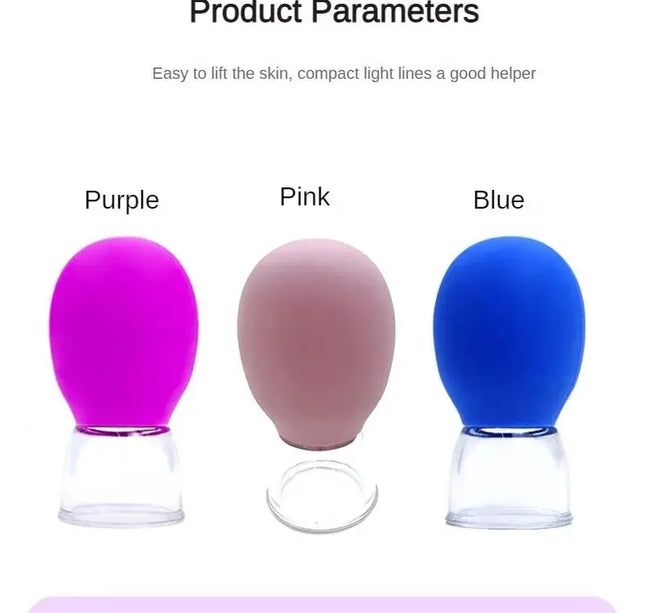 1/5/10pcs Silicone Cupping Set – Vacuum Massage Cups for Face, Body, Neck & Anti-Aging Cellulite Care