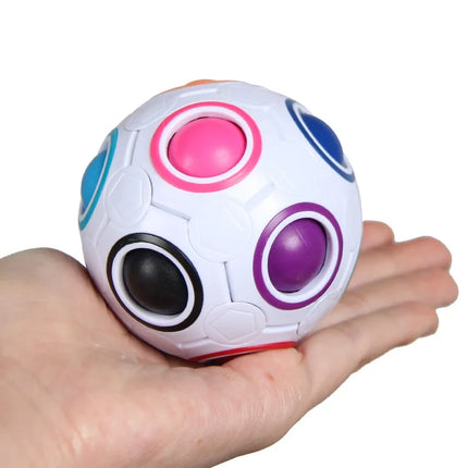 Antistress Cube Magic Fidget Toys Puzzle Rainbow Balls Children Educational Toy Adult Kid Reliever Stress Anxiety Christmas Gift