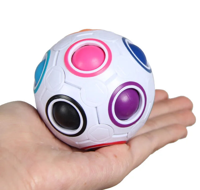 Antistress Cube Magic Fidget Toys Puzzle Rainbow Balls Children Educational Toy Adult Kid Reliever Stress Anxiety Christmas Gift