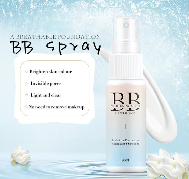 BB Whitening Spray Skin Brightening Moisturizing BB Cream Face Foundation Nourishing Skin Care Beauty Cosmetics