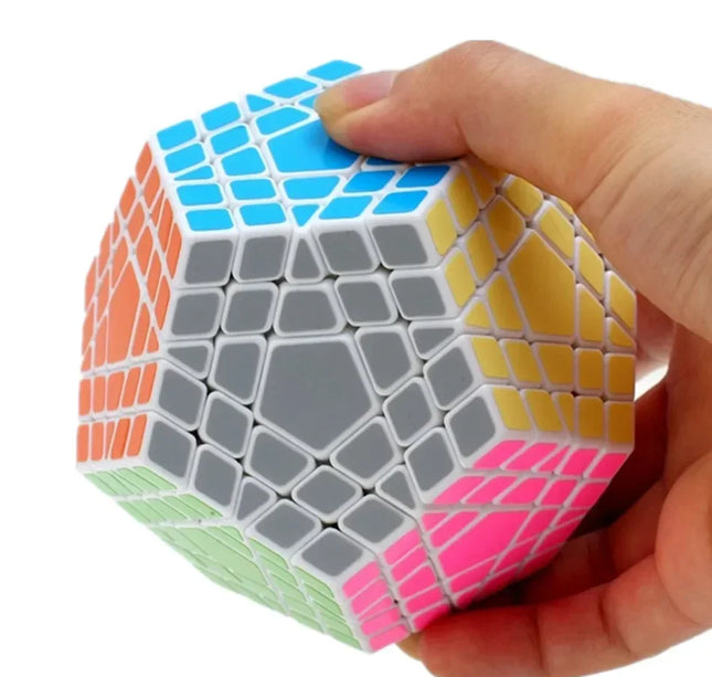 [Picube] SengSo 5x5 Megaminx 5x5x5 Gigaminx Magic Cube Black Base Mega Professional Cubo Magico Learning Educational Toys