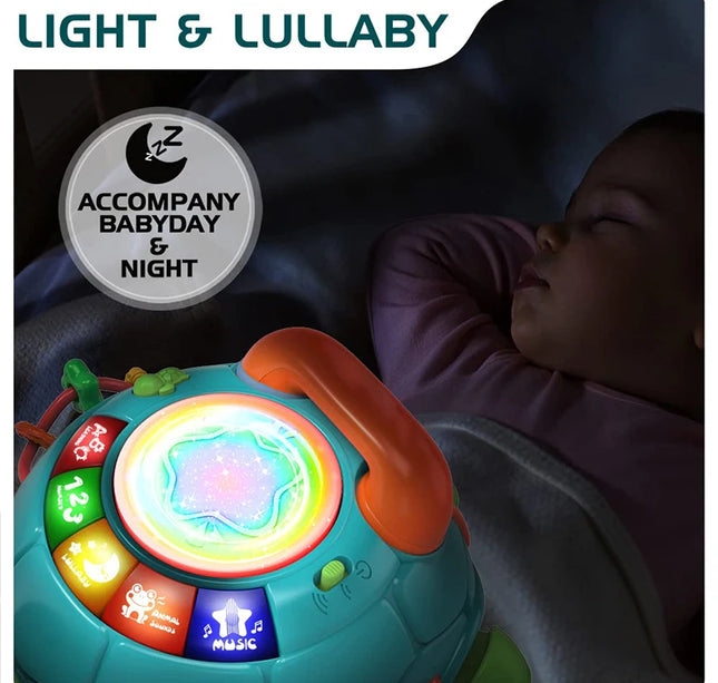Baby Toys 6-18 Months Music Turtle Crawling Light Sound Music Toy Girl Boy Early Learning Educational Toys Infant Toddler Gifts