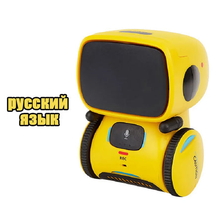 Intelligent RC Robot Toy – Interactive Voice & Touch Control with Russian, English & Spanish Versions for Educational Play